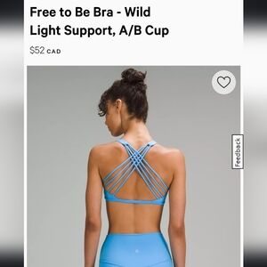 Free to Be - Wild Lululemon sportsbra
